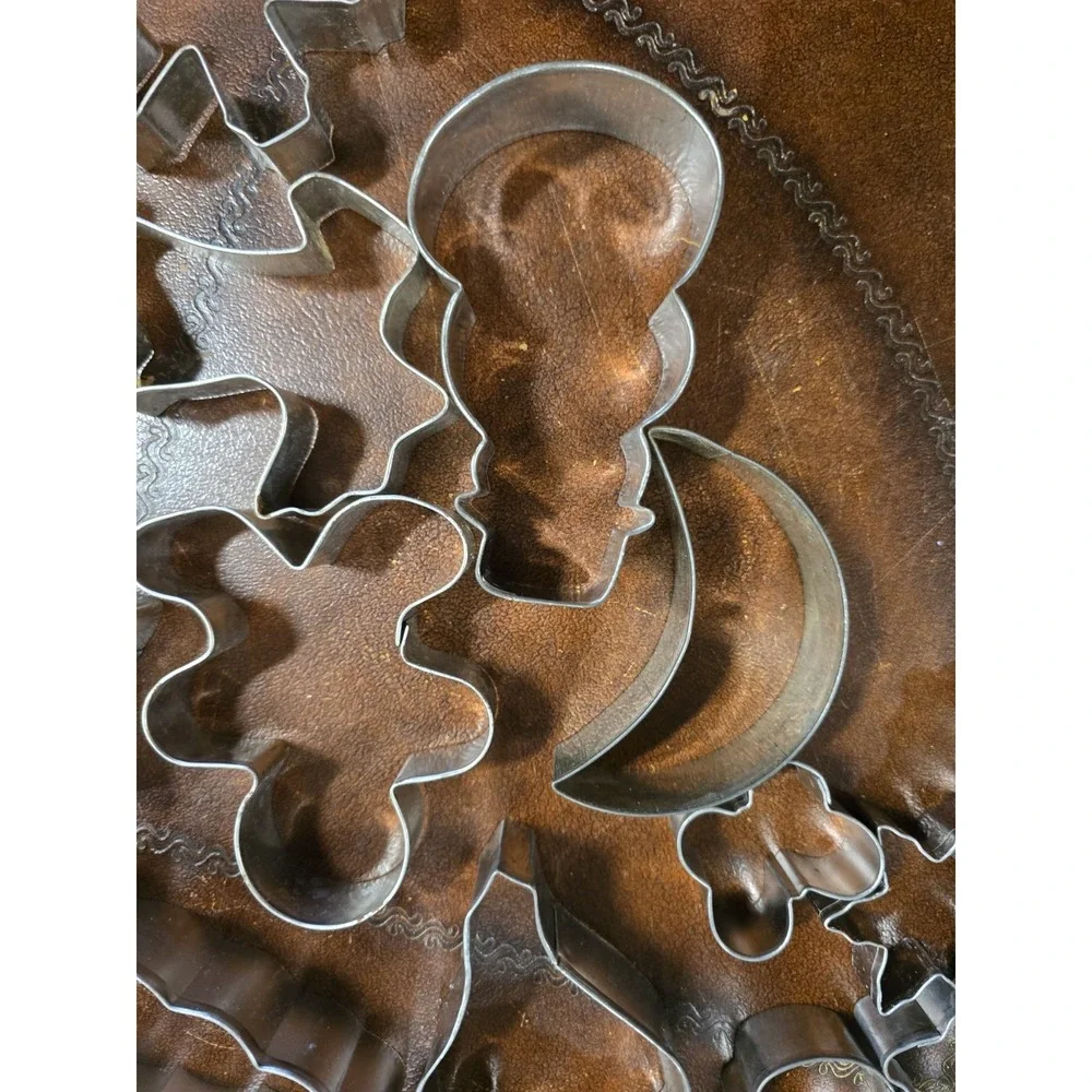 37 Metal Cookie Cutters, Various Sizes Shapes, 11 Mini, 26 Large, Homemade Cooki